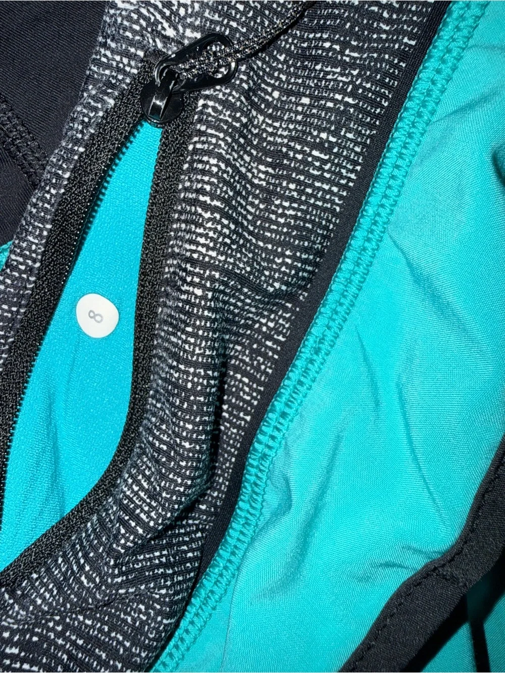 lululemon athletica Teal Athletic Shorts with Black Trim